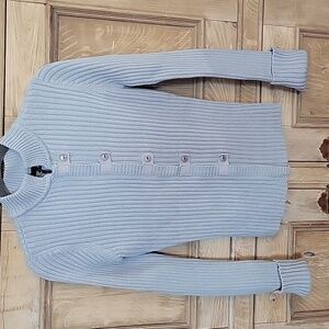 BCBGMaxAzria Soft Blue Knit Sweater